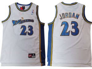 Washington Bullets #23 Michael Jordan White Swingman Jersey